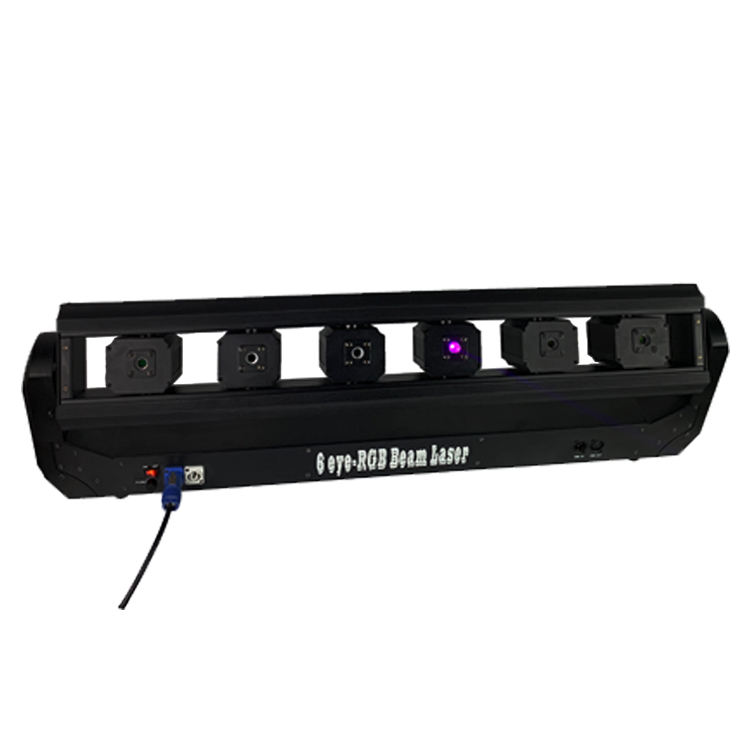 500MW RGB 3 in 1 Tri-color laser arrows high power 2W 6 eyes entertainment moving laser for dj disco