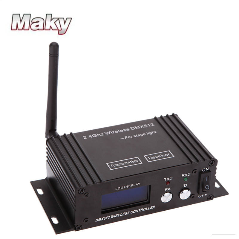 2.4G Wireless Dmx 512 Controller Transmitter Receiver Lcd Display Dmx Controller Repeater Disco Light Led Par Light Controller