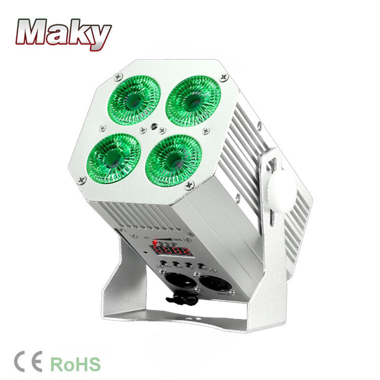 4pcs 6in1 Ir Remote 2.4g Wireless Dmx Led Up