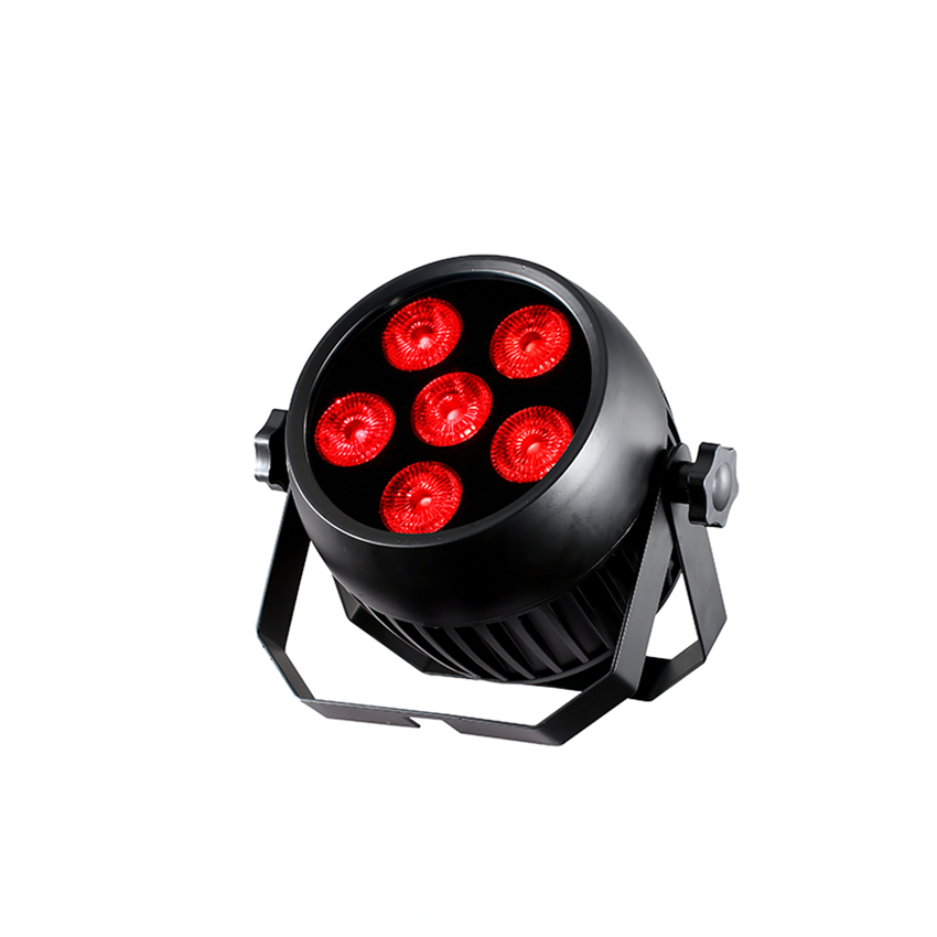 MQ-G108 6X18W  IP65 Waterproof Battery Operated Wireless DMX IR remote control with WIFI control LED  Lighting uplights