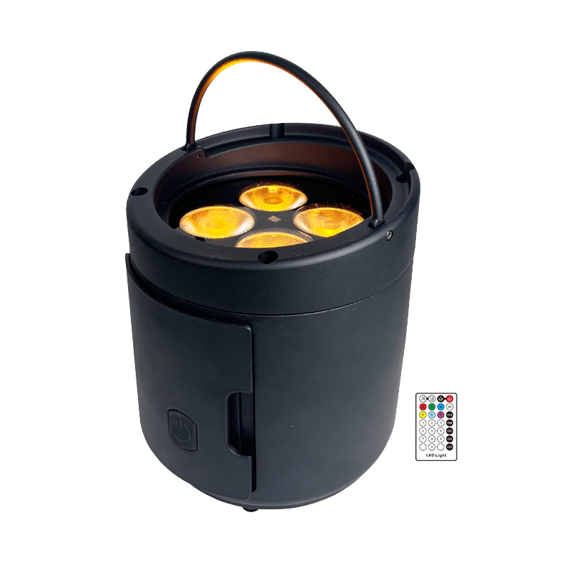 MQ-G40     4PCS  20W  I P65  Waterproof  led  battery  power  WDMX  uplighting